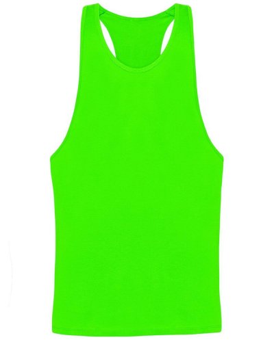 Canotta unisex ideale per sport Holidays Green fluo