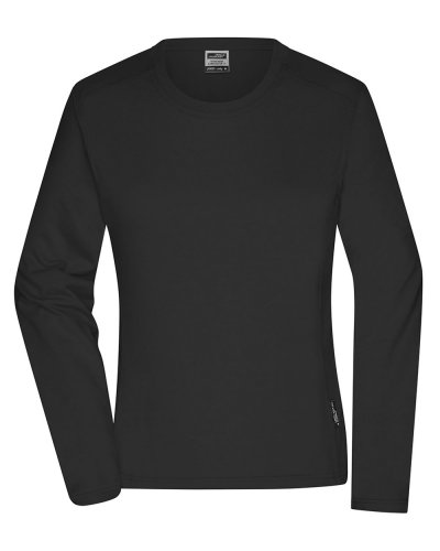 T-shirt donna a maniche lunghe Black