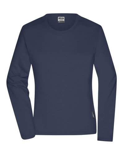 T-shirt donna a maniche lunghe Navy