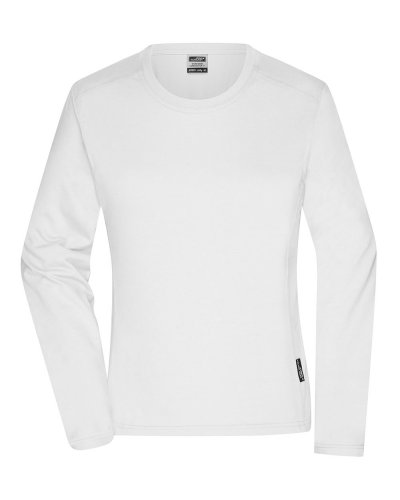 T-shirt donna a maniche lunghe White