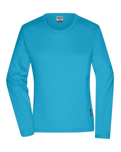 T-shirt donna a maniche lunghe Turquoise