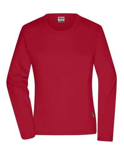 T-shirt donna a maniche lunghe Red