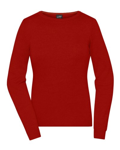 Ladies' Round-Neck Pullover Red