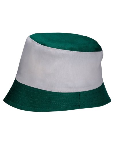 Cappellino miramare bicolore Verde