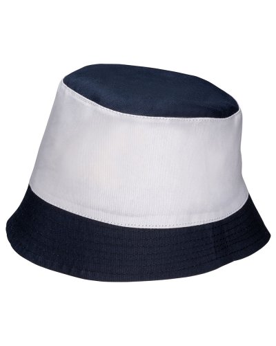Cappellino miramare bicolore Blu scuro