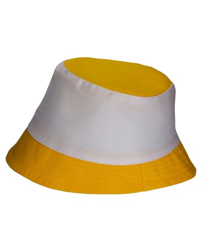 Cappellino miramare bicolore Giallo