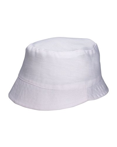 Cappellino miramare tinta unita Bianco