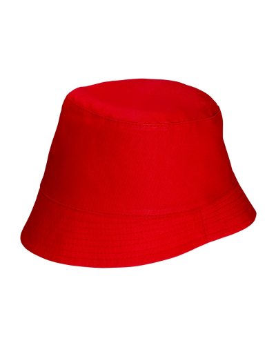 Cappellino miramare tinta unita Rosso
