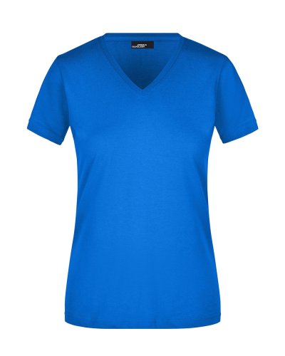 Ladies' Slim Fit V-T Royal