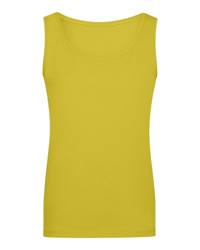 Classica canottiera donna senza maniche James & Nicholson Yellow