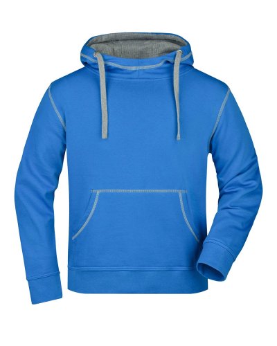 Men's Lifestyle Hoody cobalt/grey-heather