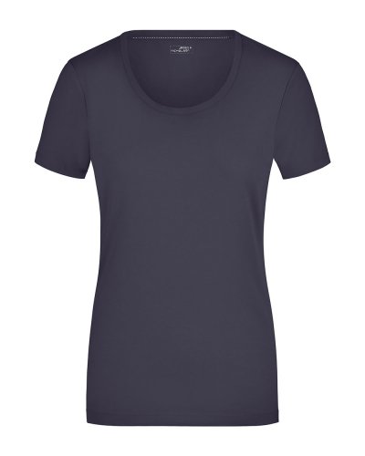 Ladies' Stretch Round-T Navy