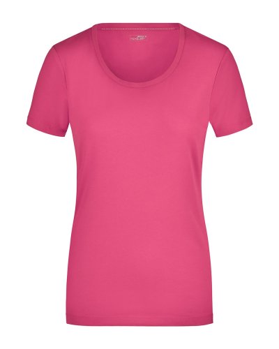 Ladies' Stretch Round-T Pink