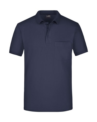Men's Polo Pocket Navy