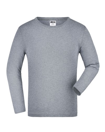 Junior Shirt Long-Sleeved Medium Grey Heather