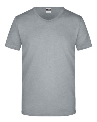 Men's Slim Fit V-T Grey Heather