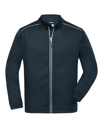 Men's Knitted Workwear Fleece Jacket - Solid