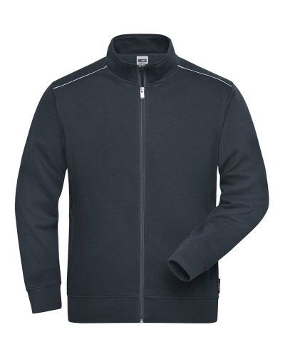 Men's Workwear Sweat-Jacket - Solid Carbon