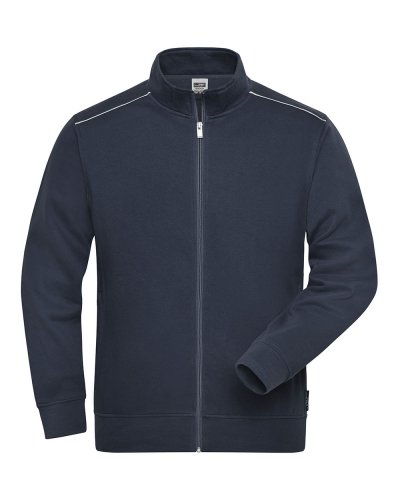 Men's Workwear Sweat-Jacket - Solid Navy