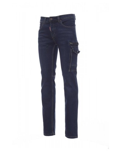 Pantalone multitasche uomo West Blu
