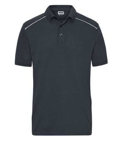 Men's Workwear Polo - Solid Carbon