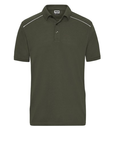 Men's Workwear Polo - Solid Olive