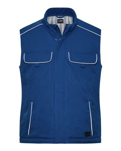 Workwear Softshell Padded Vest - Solid Dark Royal