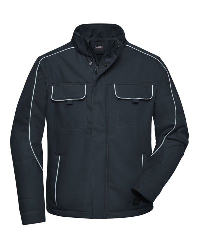 Workwear Softshell Jacket - Solid Carbon