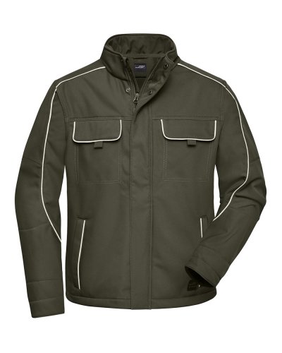 Workwear Softshell Jacket - Solid Olive
