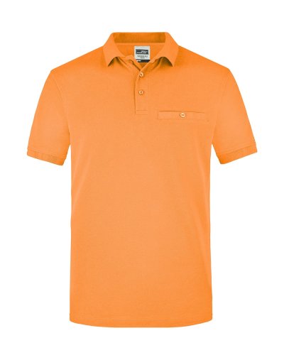 Men's Workwear Polo Pocket Orange