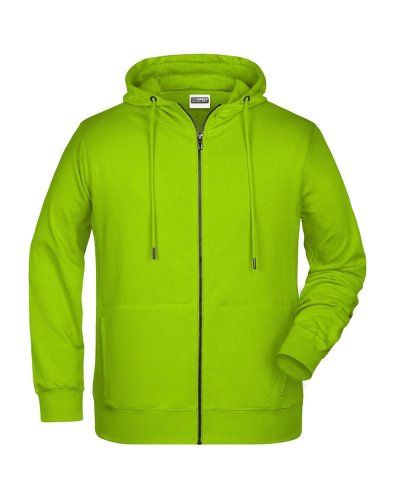 Men's Zip Hoody Acid Yellow