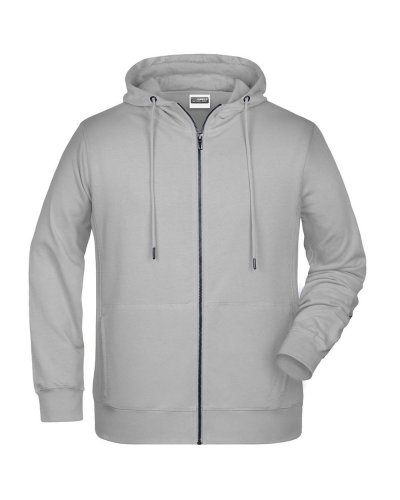 Men's Zip Hoody Ash