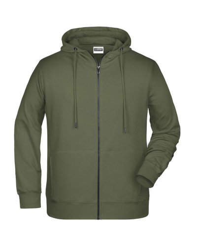 Men's Zip Hoody Olive