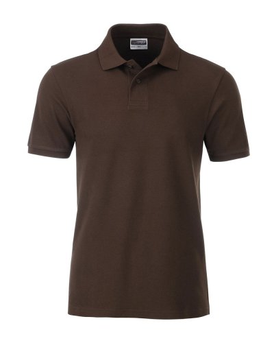 Polo classica da uomo  James & Nicholson Brown