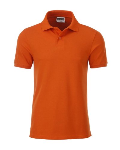 Polo classica da uomo  James & Nicholson Dark Orange