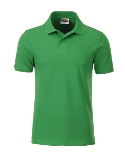 Polo classica da uomo  James & Nicholson Fern Green