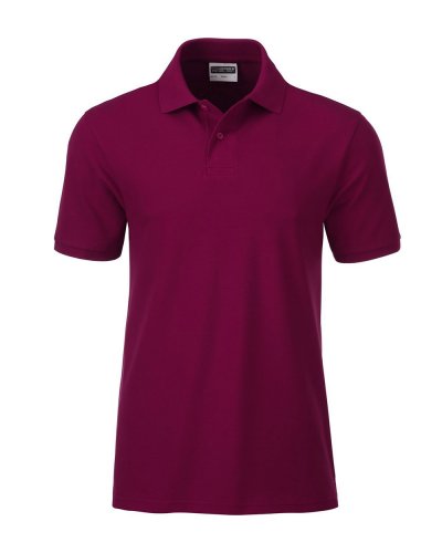 Polo classica da uomo  James & Nicholson Wine