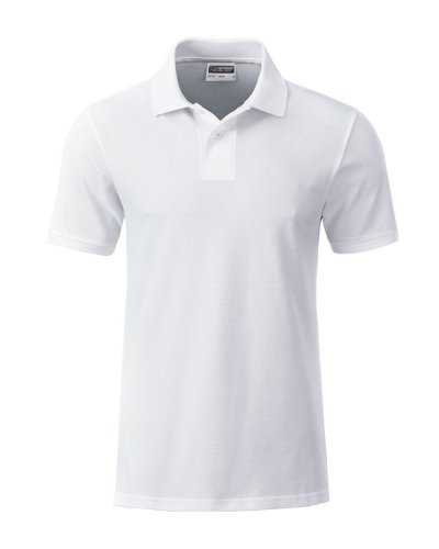 Polo classica da uomo  James & Nicholson White