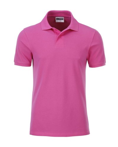 Polo classica da uomo  James & Nicholson Pink