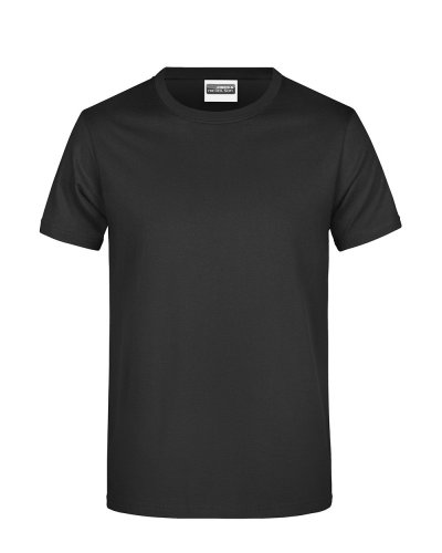 T-shirt girocollo da uomo Black