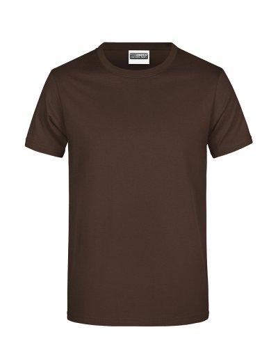 T-shirt girocollo da uomo Brown