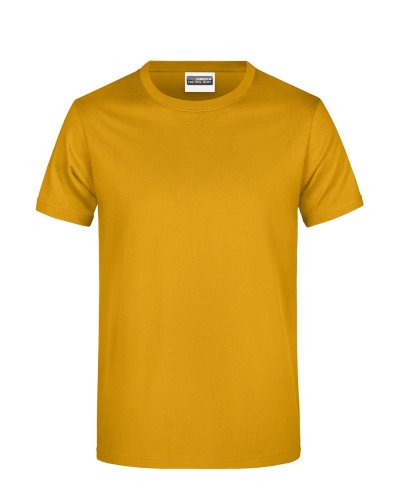 T-shirt girocollo da uomo Gold Yellow