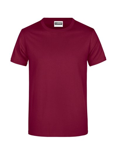 T-shirt girocollo da uomo Wine