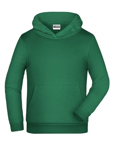 Basic-Hoody Children Irish Green