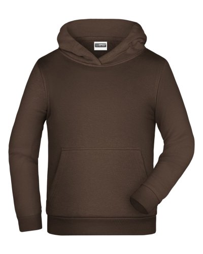 Basic-Hoody Children Brown