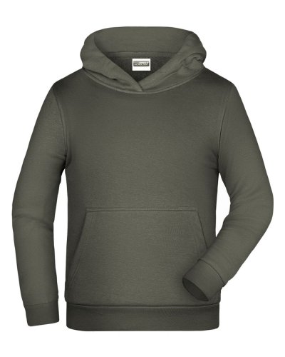 Basic-Hoody Children Dark Grey