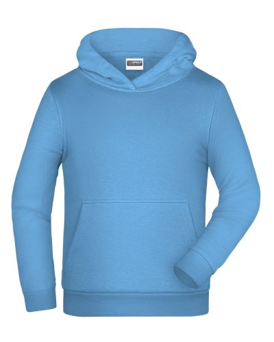 Basic-Hoody Children Sky Blue