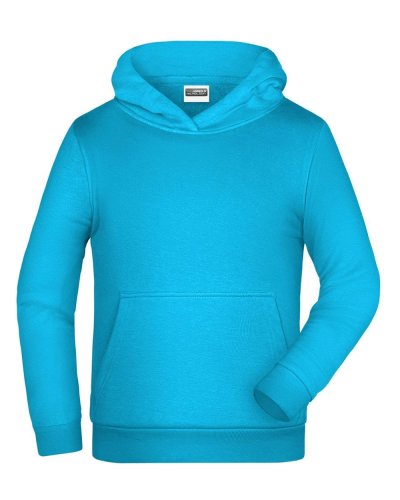 Basic-Hoody Children Turquoise