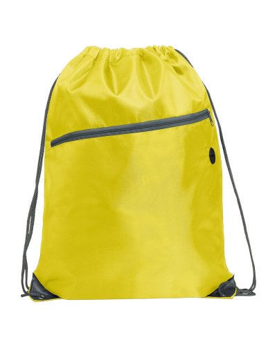 Sacca zaino in poliestere 210D Clèmatite Giallo