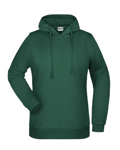 Basic Hoody Lady Dark Green